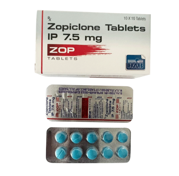 Buy Zopiclone Tablets Blue 7.5mg with Fast Delivery - UK Store