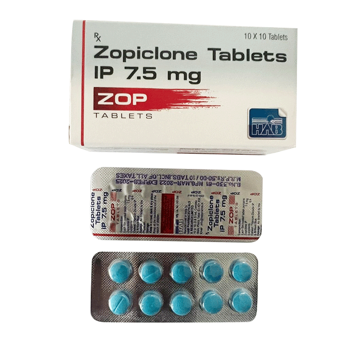 Buy Zopiclone Tablets Blue 7.5mg with Fast Delivery - UK Store