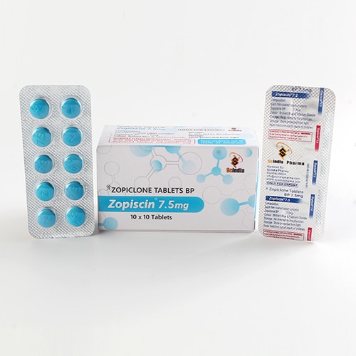 Zopiclone Zopiscin 7.5mg Blue Next Day Delivery UK - UK Store